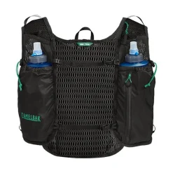 Trail Run Vest 7L Vest With 2 X 500ml Quick Stow Flasks Running Packs