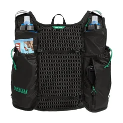 Trail Run Vest 7L Vest With 2 X 500ml Quick Stow Flasks Running Packs