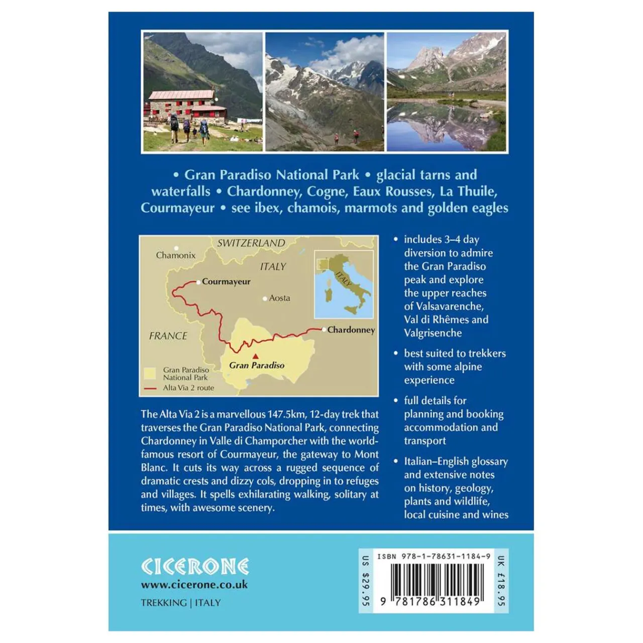 Discount Trekking Gran Paradiso: Alta Via 2 Maps, Guides & Compasses