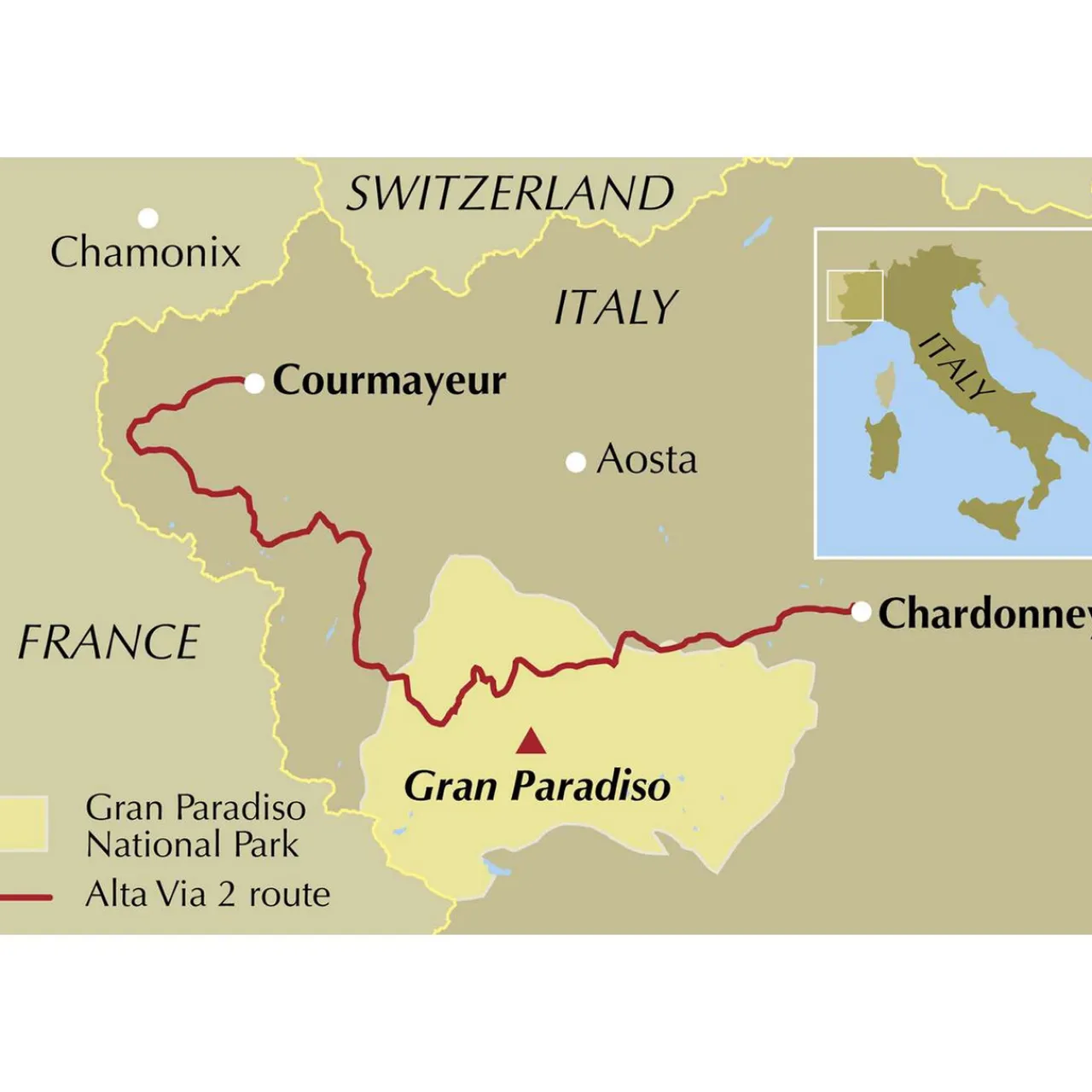 Discount Trekking Gran Paradiso: Alta Via 2 Maps, Guides & Compasses