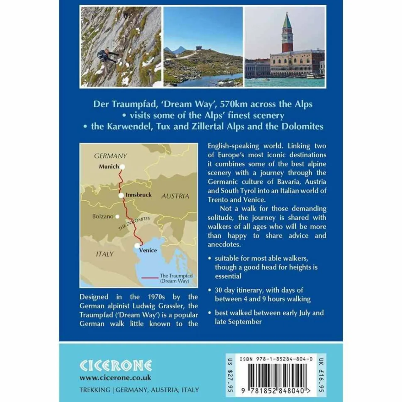 Trekking Munich to Venice Maps, Guides & Compasses