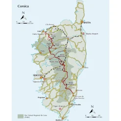 Trekking the GR20 Corsica Maps, Guides & Compasses