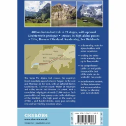 Outlet Trekking the Swiss Via Alpina Maps, Guides & Compasses