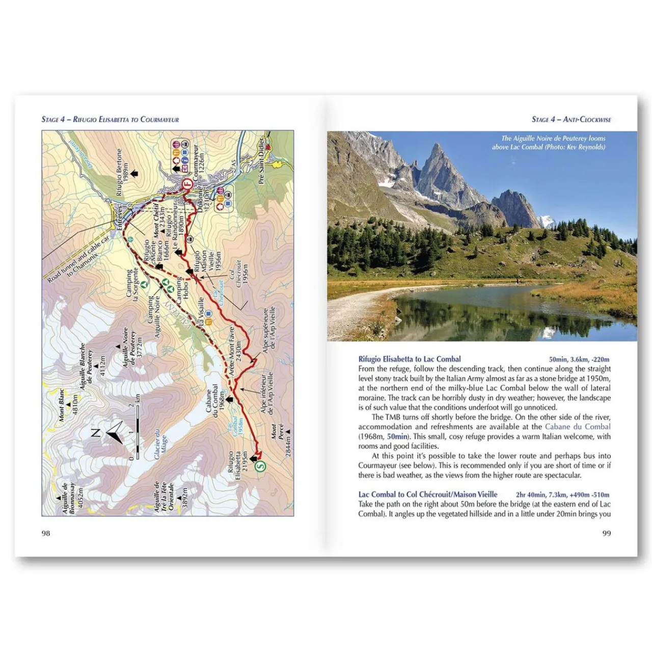 Sale Trekking the Tour du Mont Blanc Maps, Guides & Compasses