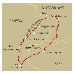 Sale Trekking the Tour du Mont Blanc Maps, Guides & Compasses