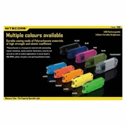 Online TUBE Tiny USB Rechargeable Light Hand Torches