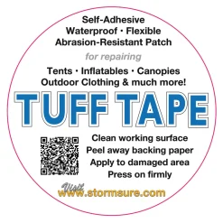 Online TUFF Tape Self Adhesive Repair Patches 2-Pack Care & Repair