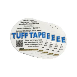 New TUFF Tape Self Adhesive Repair Patches 5-Pack Care & Repair
