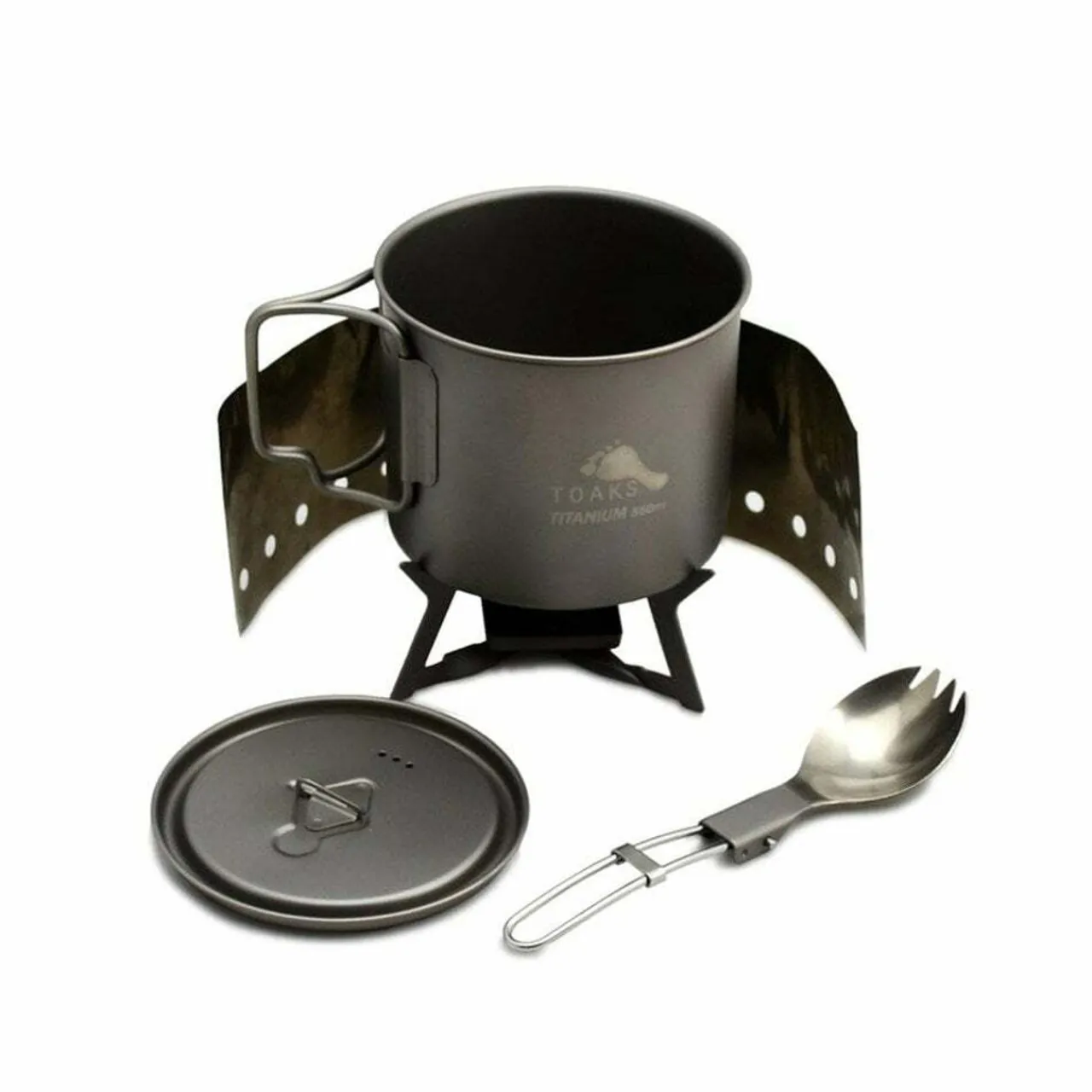 Ultralight Titanium Cook System Pots And Pans|Meths & Solid Fuel Stoves