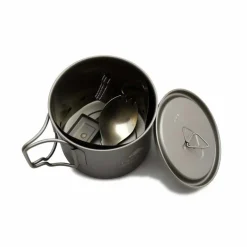 Ultralight Titanium Cook System Pots And Pans|Meths & Solid Fuel Stoves