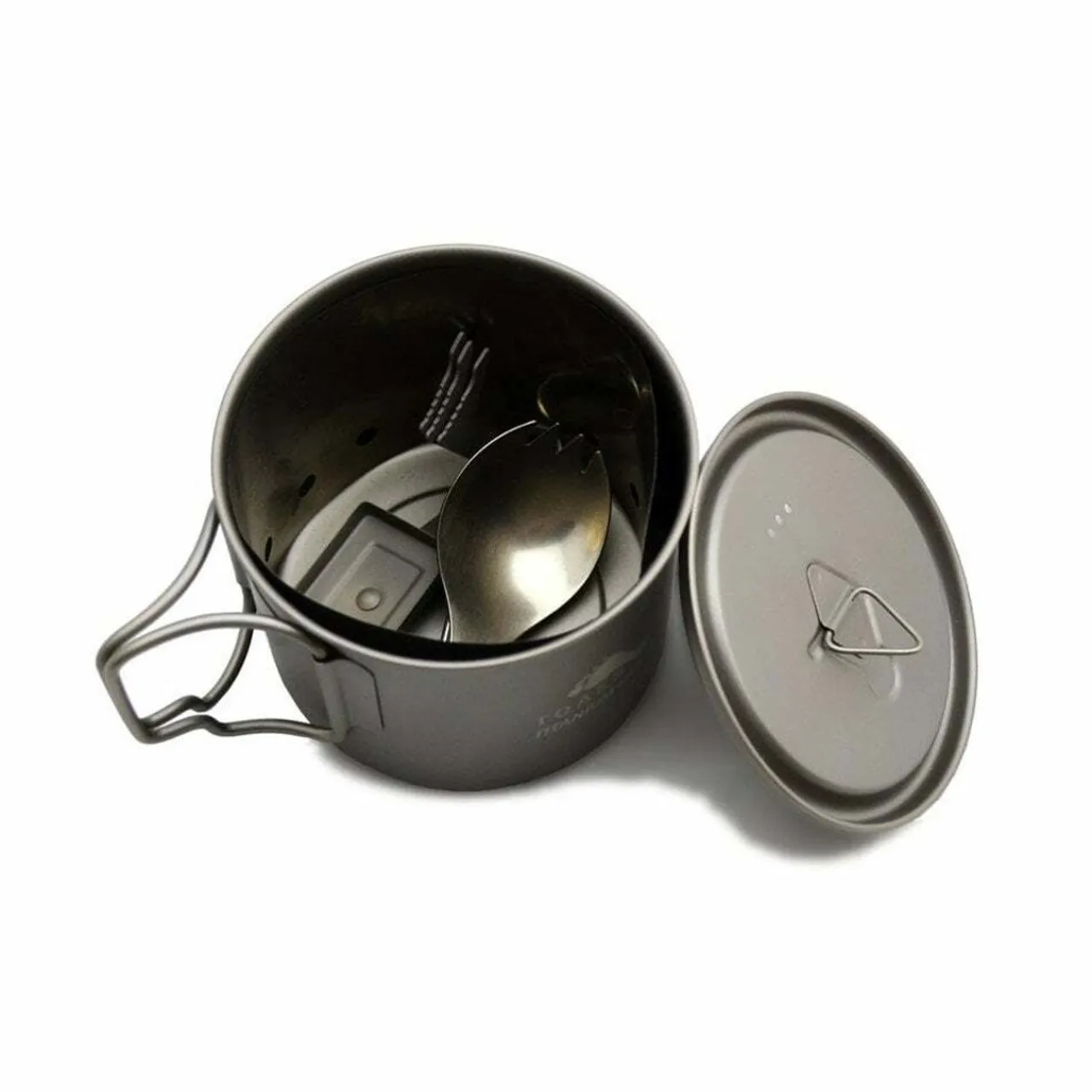 Ultralight Titanium Cook System Pots And Pans|Meths & Solid Fuel Stoves