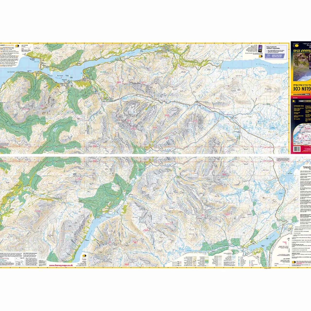 Best UltraMap XT40 - Glen Coe Maps, Guides & Compasses