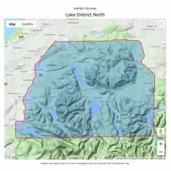 Online UltraMap XT40 - Lake District North Maps, Guides & Compasses