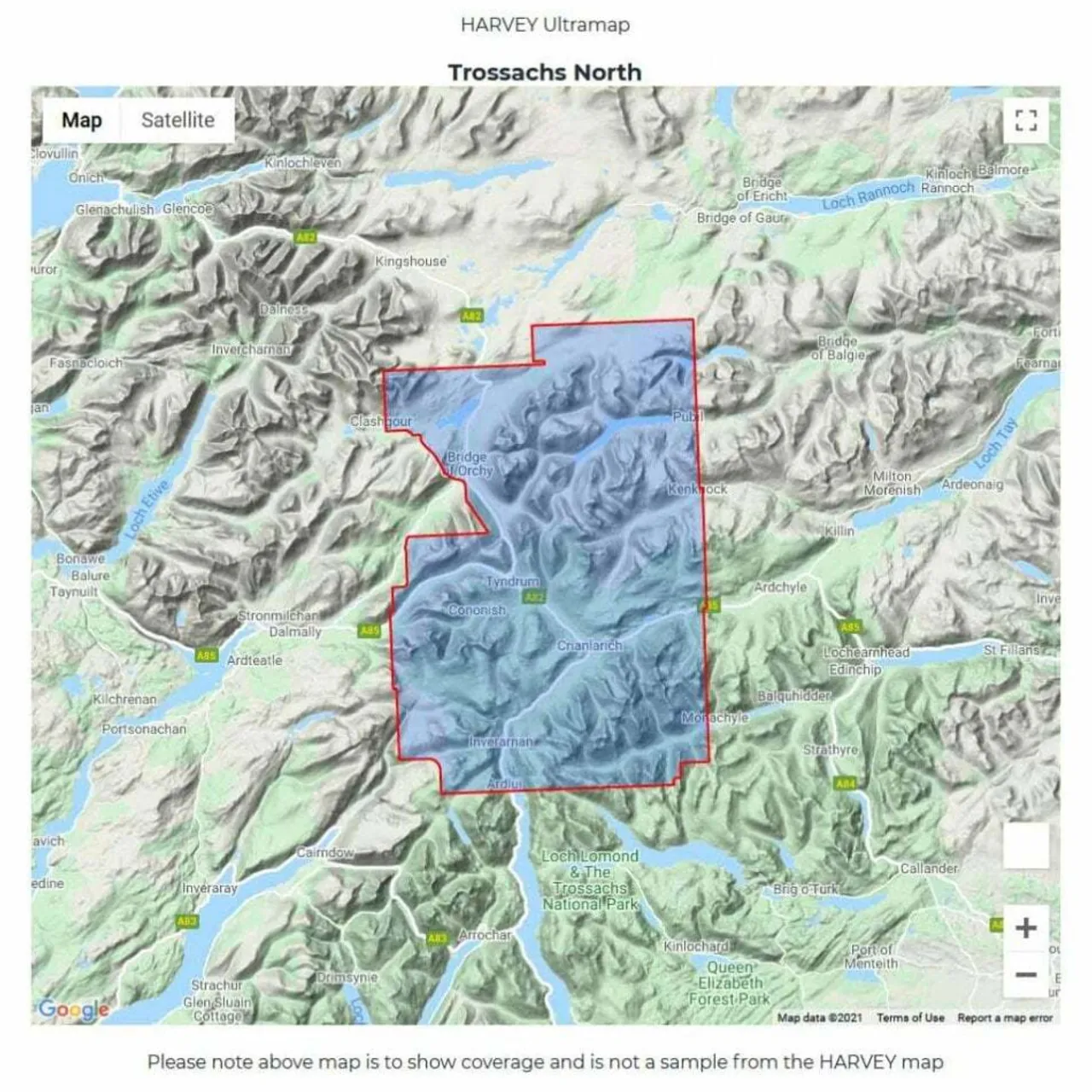 Best UltraMap XT40 - Trossachs North Maps, Guides & Compasses