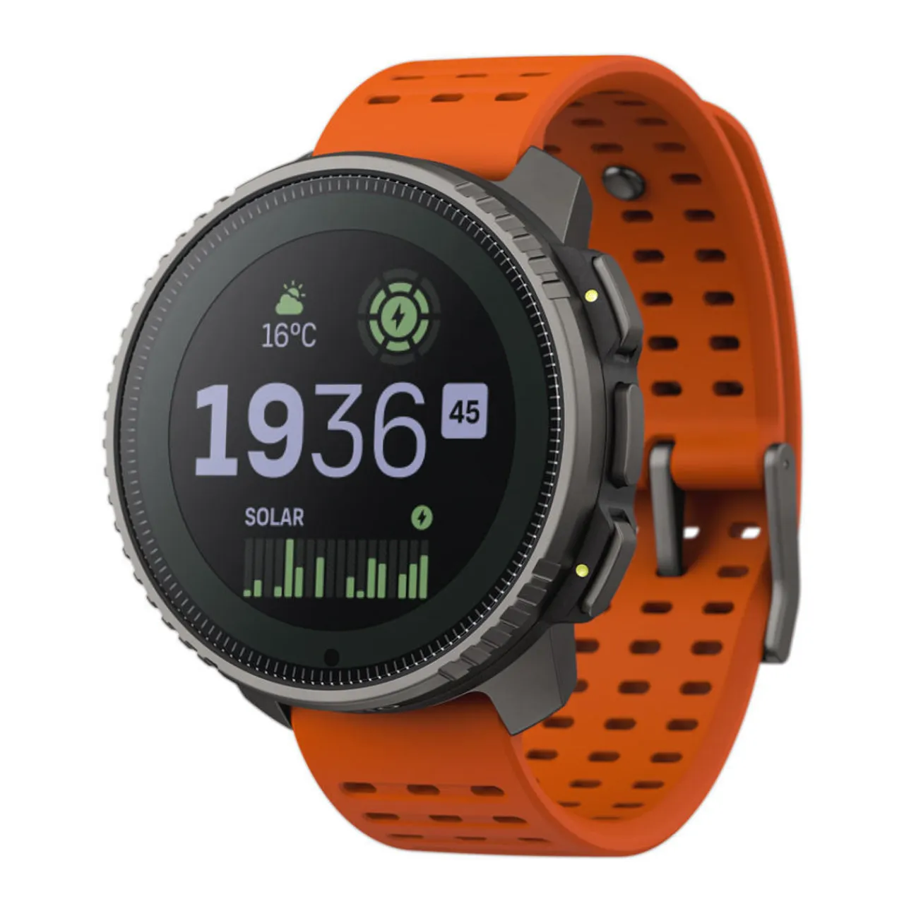 Clearance Vertical Titanium Solar Watch Watches