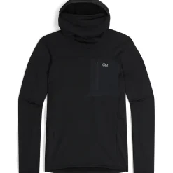 Online Vigor Grid Fleece Pullover Hoodie Fleece Pull-Ons