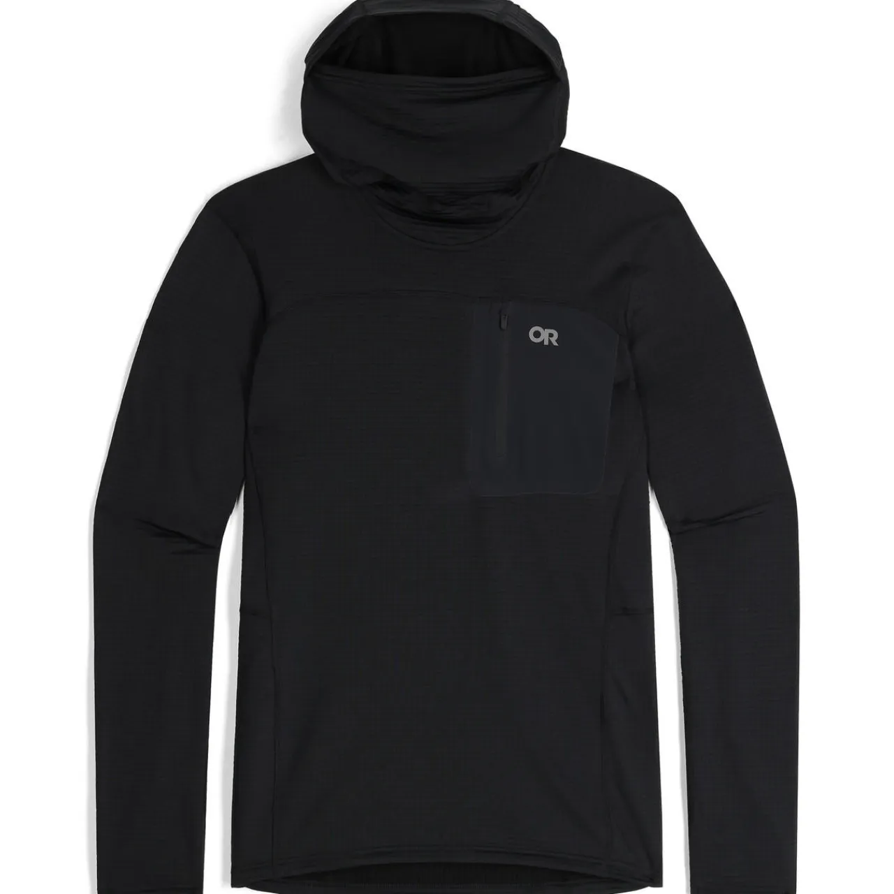 Online Vigor Grid Fleece Pullover Hoodie Fleece Pull-Ons