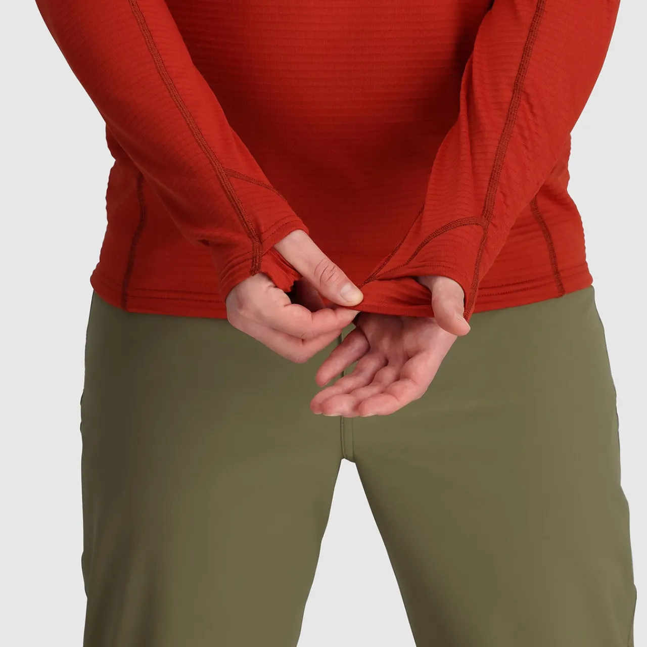 Online Vigor Grid Fleece Pullover Hoodie Fleece Pull-Ons