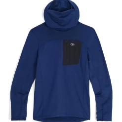 Clearance Vigor Grid Fleece Pullover Hoodie - Past Season Colours Fleece Pull-Ons