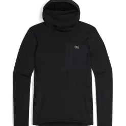 Clearance Vigor Grid Fleece Pullover Hoodie - Past Season Colours Fleece Pull-Ons