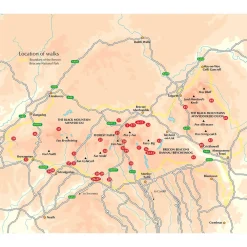 New Walking in the Brecon Beacons Maps, Guides & Compasses