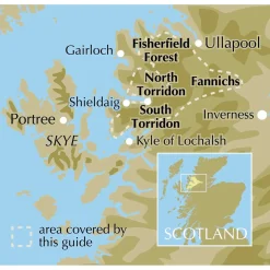 Outlet Walking in Torridon, Fisherfield, Fannichs and An Teallach Maps, Guides & Compasses