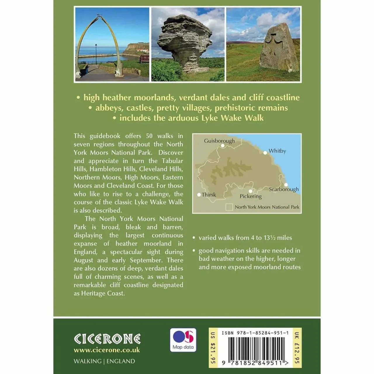 Best Walking The North York Moors Maps, Guides & Compasses