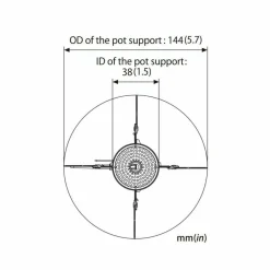 Outlet WindMaster Stove with Micro Regulator + 4Flex Gas Stoves