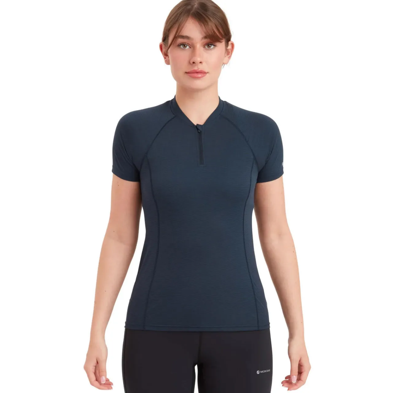 New Womens Dart Nano Zip T-Shirt Women Baselayer - Short Sleeves