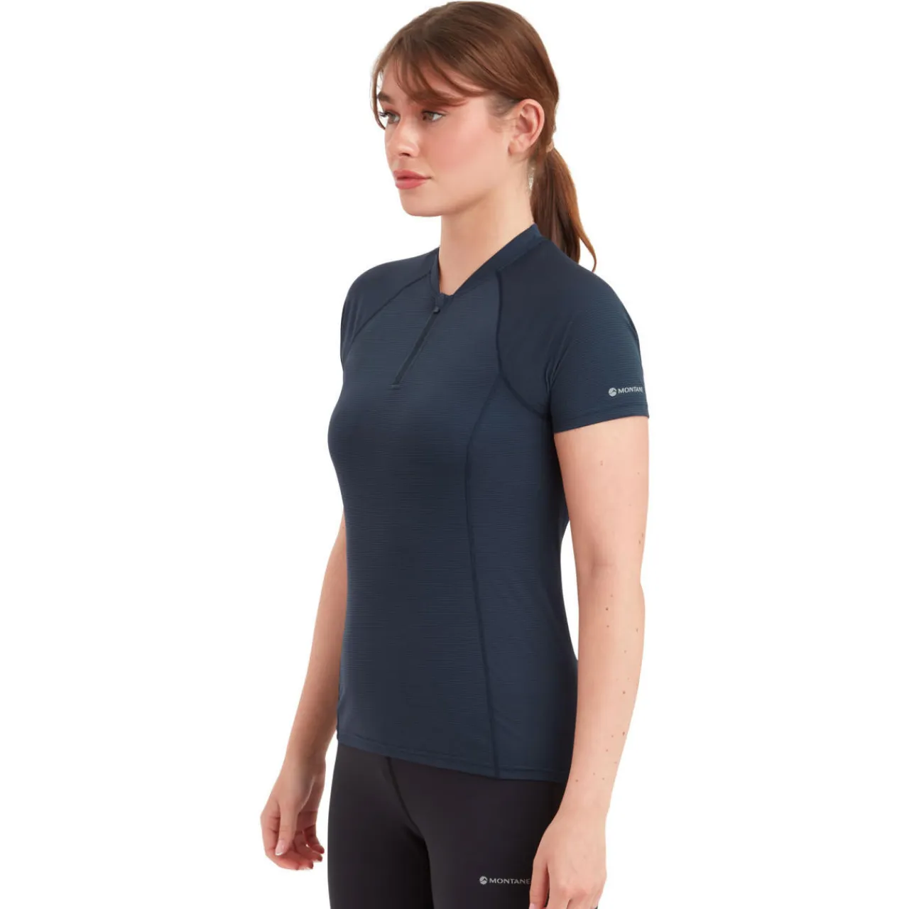 New Womens Dart Nano Zip T-Shirt Women Baselayer - Short Sleeves