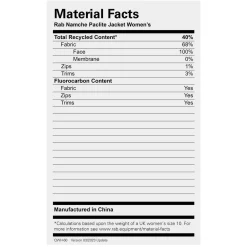 Womens Namche Gore-Tex Paclite Jacket Women Waterproof Jackets